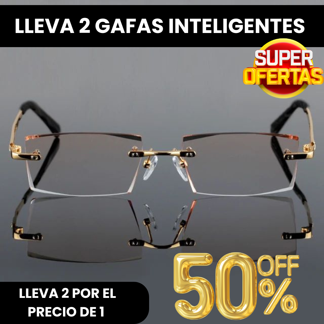 LLEVA 2 GAFAS INTELIGENTES TR90 TITANIUM